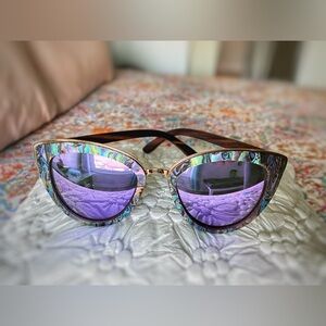 SLYK Shades-Bombshell Abalone (Ebony/Violet)